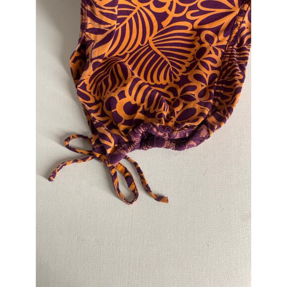 Sundance This is Paradise Drawstring Tropical Floral Printed Pants Size Large - Picture 3 of 6